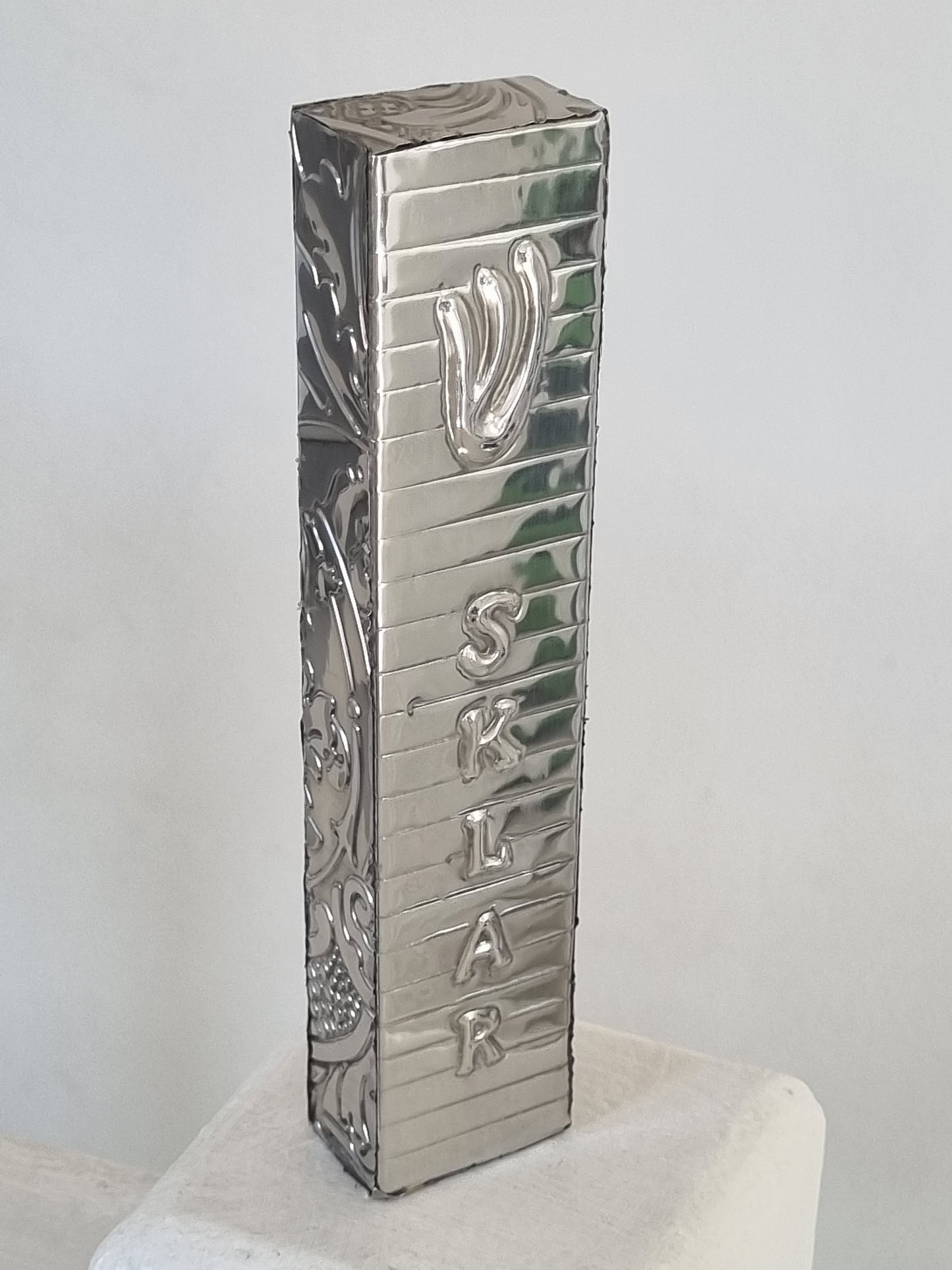 Pewter Mezuzah cover