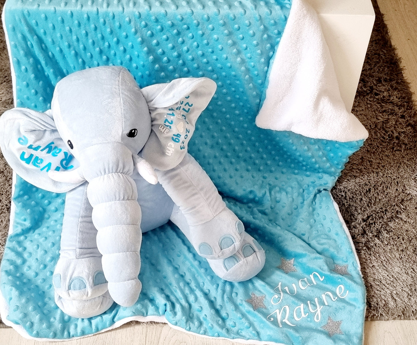 Personalised baby blanket